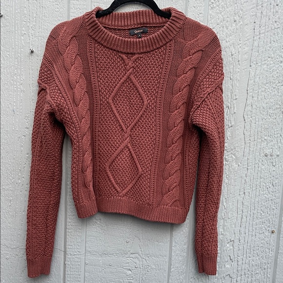 Quince Cable Knit Sweater 100% Organic Cotton Size: S - Picture 2 of 13